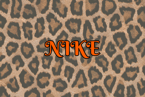 Nike con estampado de leopardo